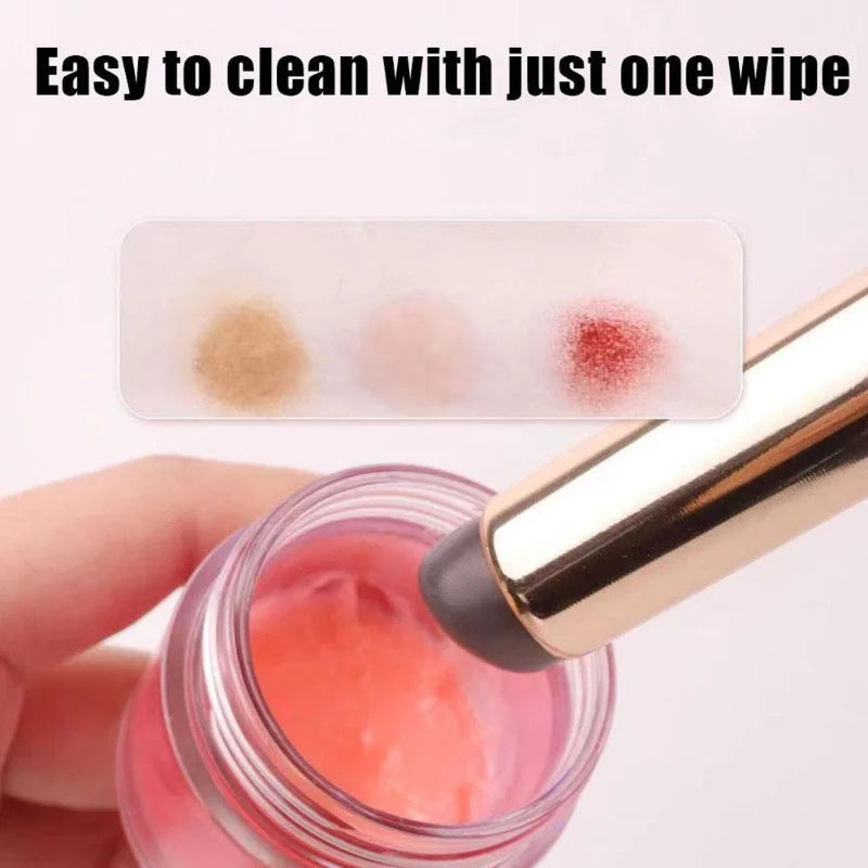 Silicone Lip Brush with Cover Cap | Soft Concealer Makeup Brush