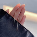 VENTFILLE Gold Star Stud Earrings | Asymmetrical 925 Silver Fashion Jewelry for Women