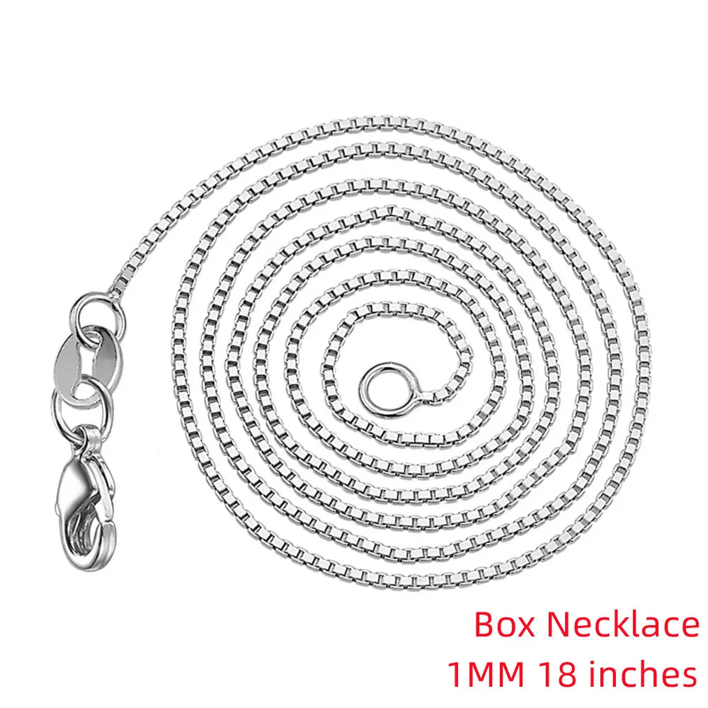 S925 Sterling Silver Angel Tears Crystal Red Pendant Necklace | Fine Jewelry Gift for Women