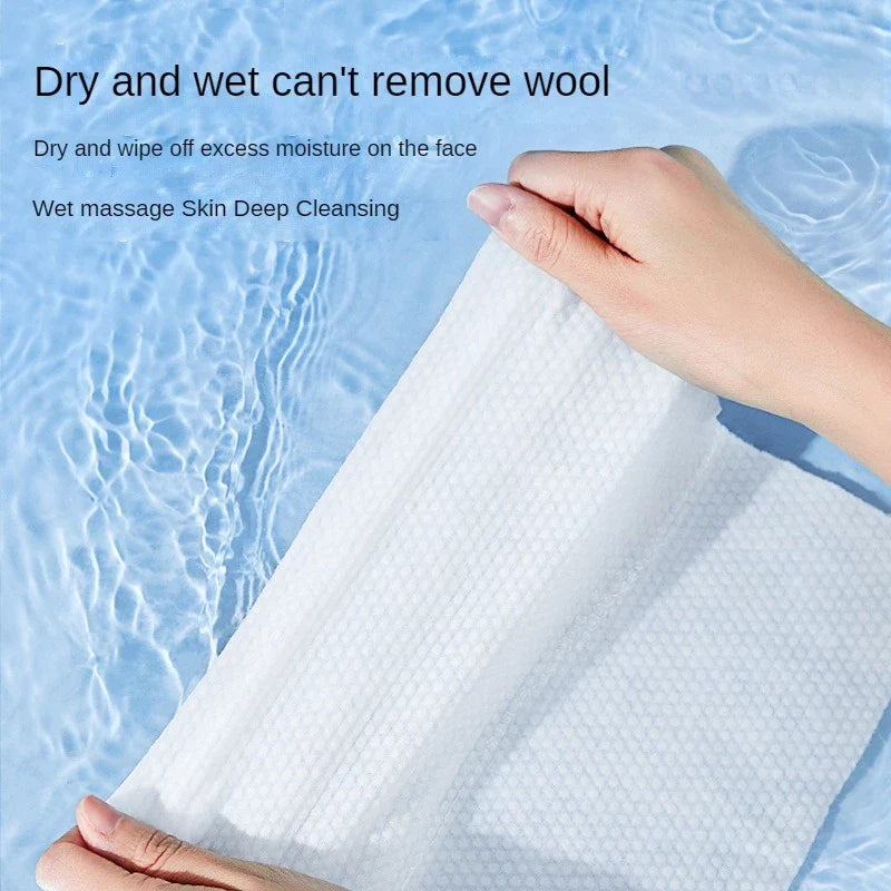 Disposable Face Towel | Soft Non-Woven Facial Cleansing Wipes for Spa and Home