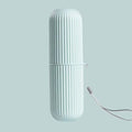 Portable Toothbrush Cup and Toothpaste Holder | Travel Toiletries Storage Case