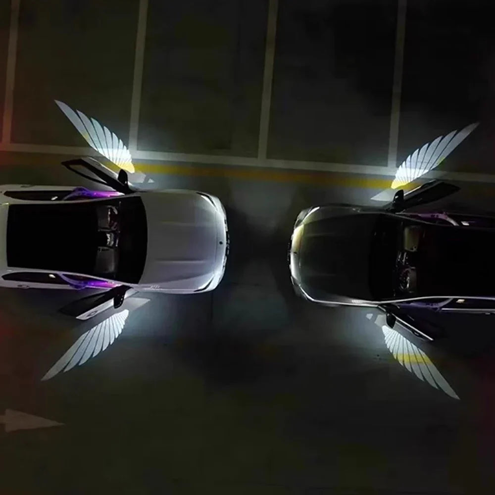 Angel Wings Door Welcome Light | Car Atmosphere LED Projector