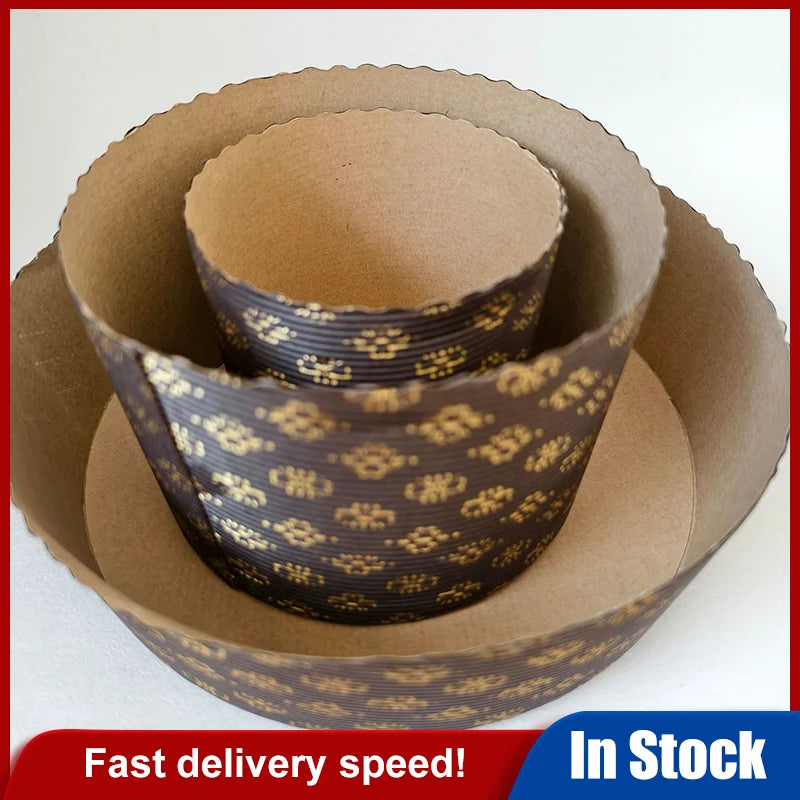 5pcs Paper Tray Dove Mold for Baking | Christmas Pastry Cake Packaging
