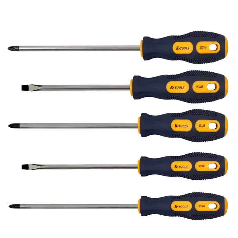 3*150-6*150mm PH0 PH1 PH2 Phillips Screwdriver | Multifunctional Magnetic Cross and Slotted Screw Driver Set