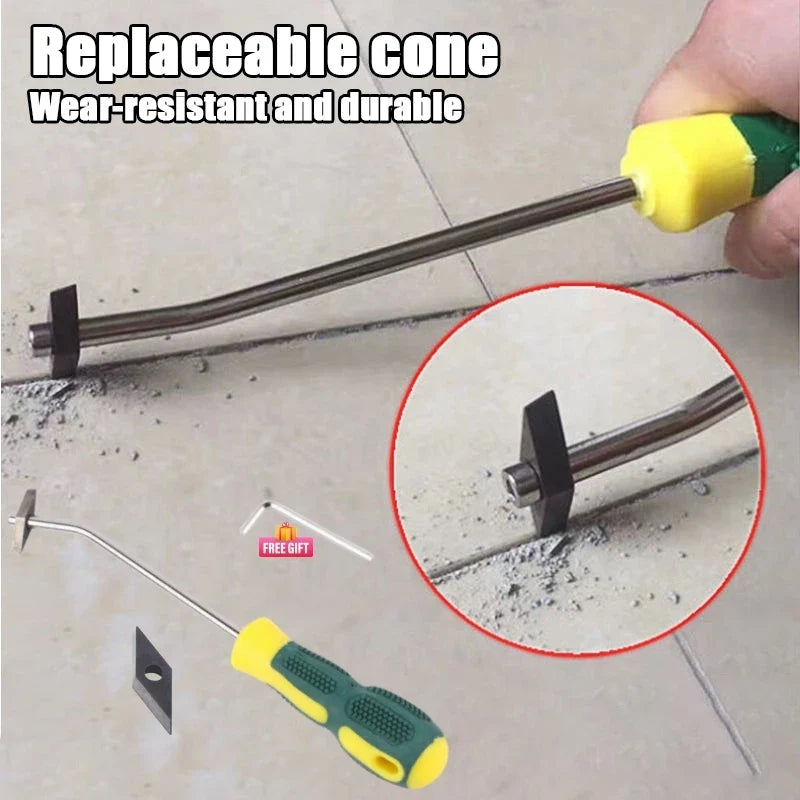 Ceramic Tile Grout Remover | Tungsten Steel Drill Bit for Floor and Wall Cleaning