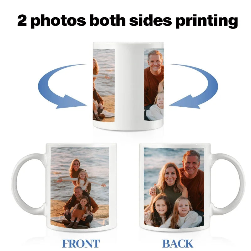 Custom Coffee Mug with Photo and Text | Personalized Gift Idea