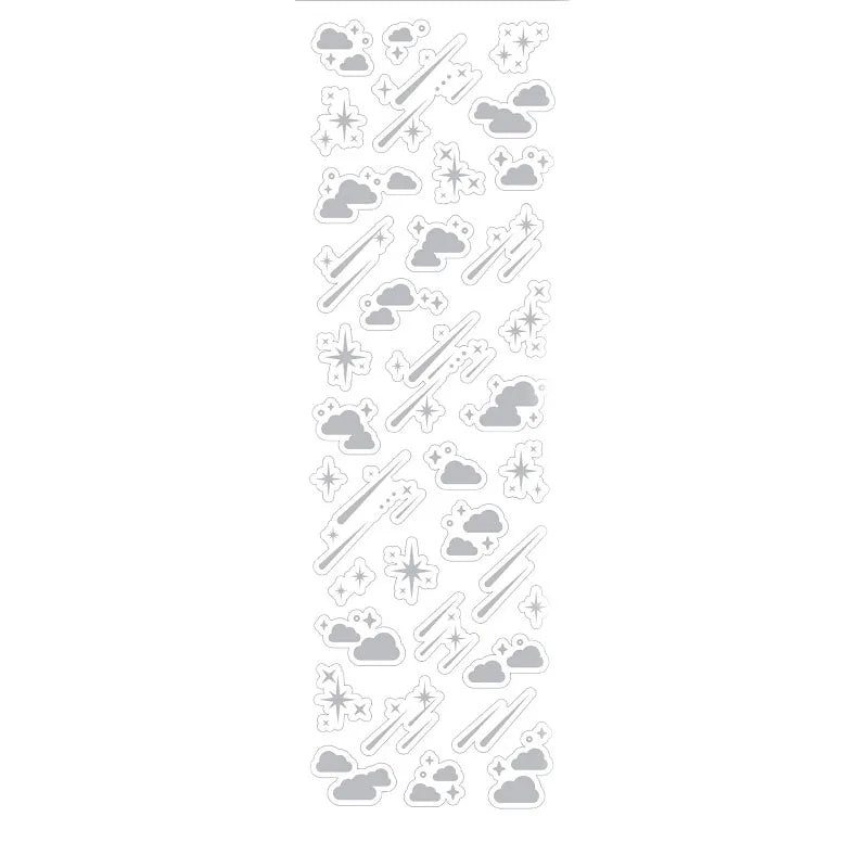 Cute Decorative Paper Stickers for Photocards and Scrapbooking | Kawaii Toploader Sticker Pack