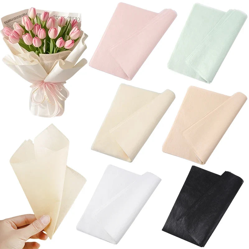 Soft Cotton Flower Wrapping Paper | Bouquet Lining for Gift DIY