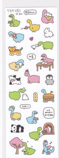 Hand Drawn Graffiti Rabbit Stickers | Cute Bunny Decals for Journaling