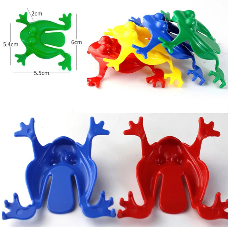 Jumping Frog Bounce Fidget Toy Set | Novelty Stress Reliever Party Favors