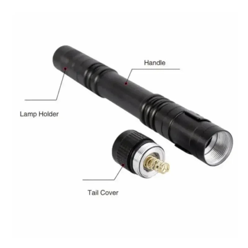 Mini LED Flashlight 50000LM Ultra Bright | Portable Penlight Torch for Camping and Work