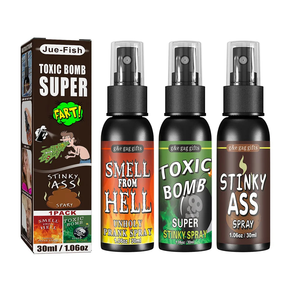 30ml Fart Spray Prank | Non-Toxic Stinky Gag Toy for Halloween Party