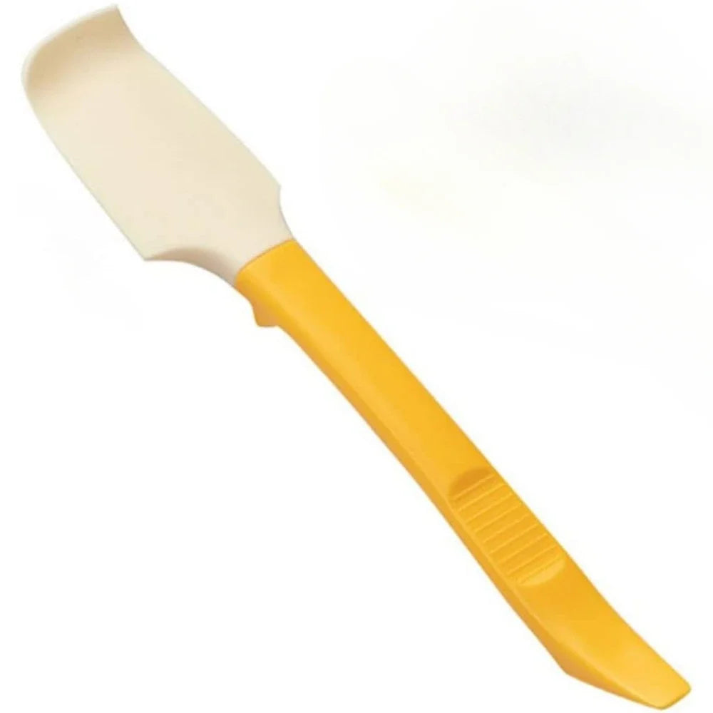 Silicone Jam Spatula with Can Opener End | Multi-Purpose Jar Spreader and Scraper