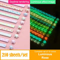 210 Sheets Luminous Origami Paper Stars | DIY Craft Kit for Glowing Lucky Stars