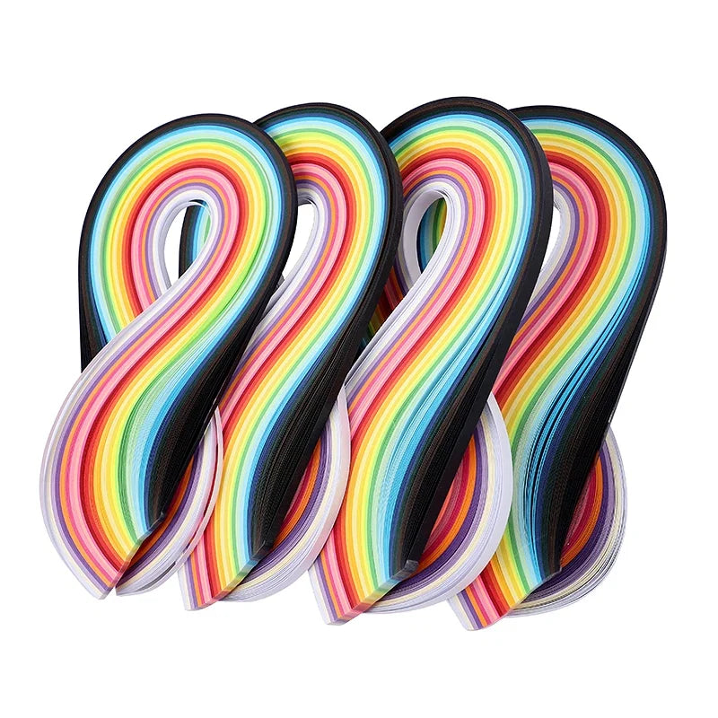 260pcs Rainbow Paper Quilling Strips Set | Paper Craft DIY Kit for Handmade Gifts
