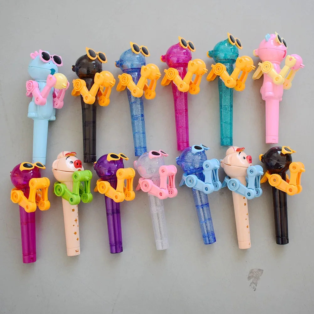 Creative Lollipop Robot Holder | Novelty Candy Storage Toy