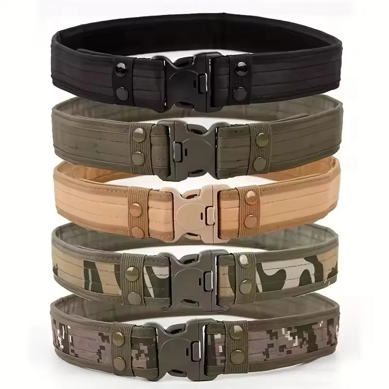 Men's Quick-Release Tactical Belt | Heavy Duty Nylon Outdoor Belt