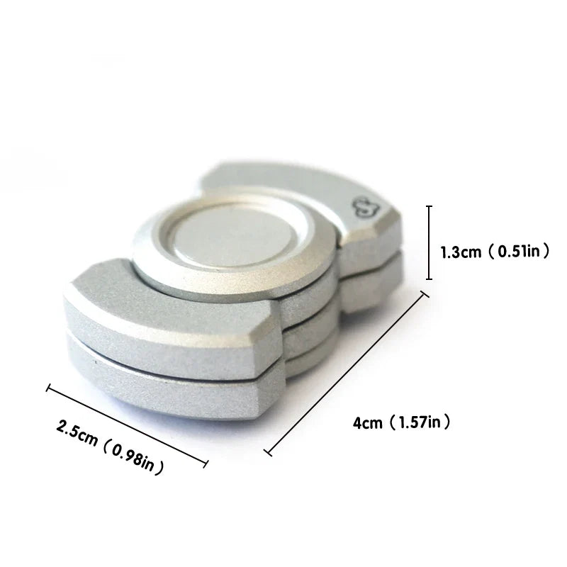Multi-Mode Magnetic Fidget Spinner | EDC Slider Toy for Stress Relief and Focus