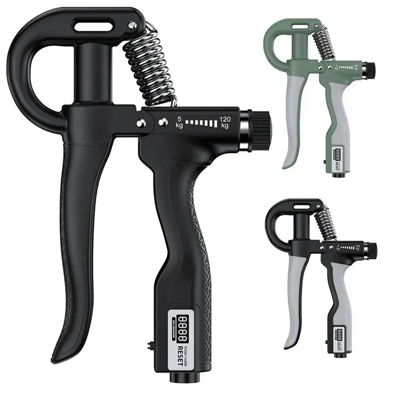 Adjustable Hand Gripper | 5-120 kg Heavy Finger Strengthener for Muscle Recovery