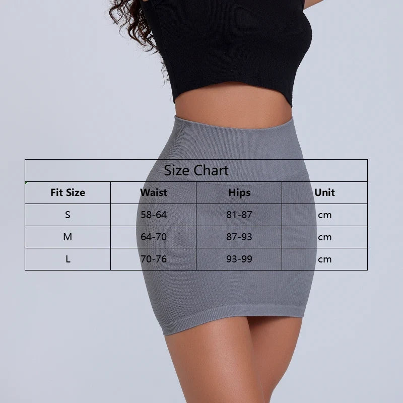 High Waist Knitted Mini Skirt | Slim Fit Work Pencil Skirt for Women