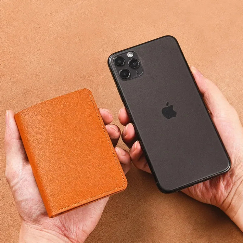 Classic PU Leather Small Wallet | Slim Credit Card and Coin Purse for Men and Women