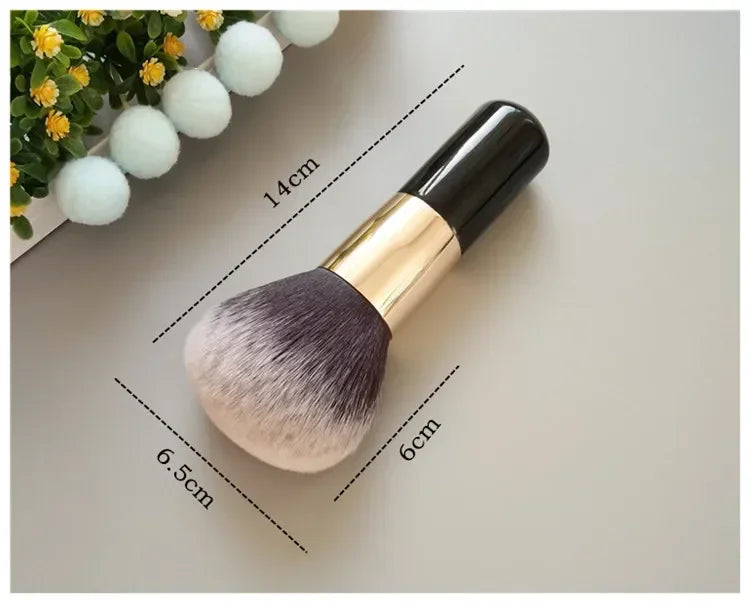 Large Size Powder Foundation Brush | Professional Makeup Brush for Blush, Bronzer, and Sculpting