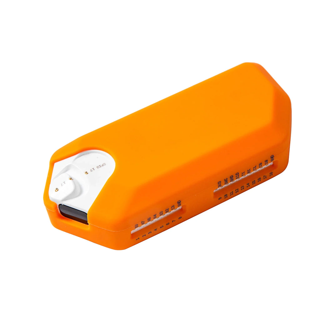 Silicone Case for Flipper Zero | Protective Cover in White/Orange