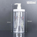 Refillable Pump Dispenser Bottle | Wide Mouth Travel Size for Soap, Shampoo, and Lotion