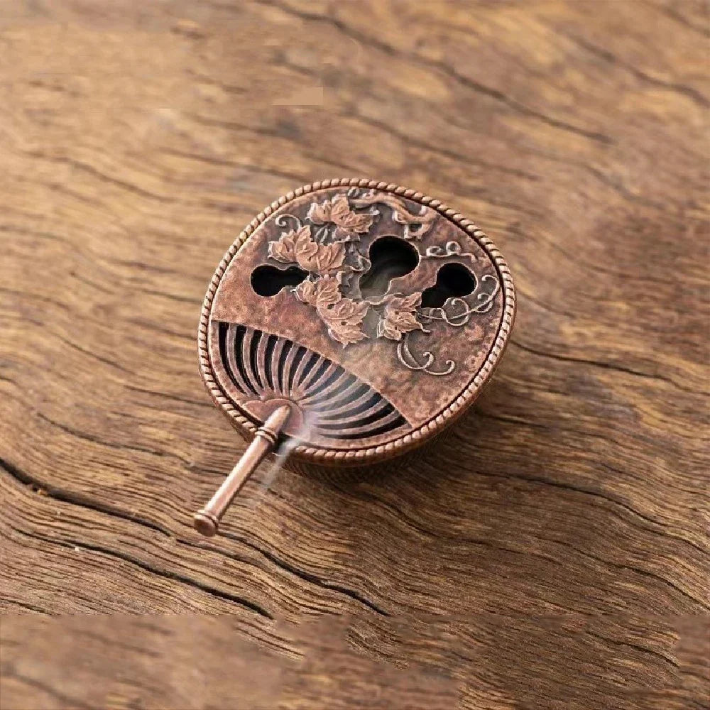 Mini Teapot Incense Burner | Vintage Sandalwood Holder for Living Room