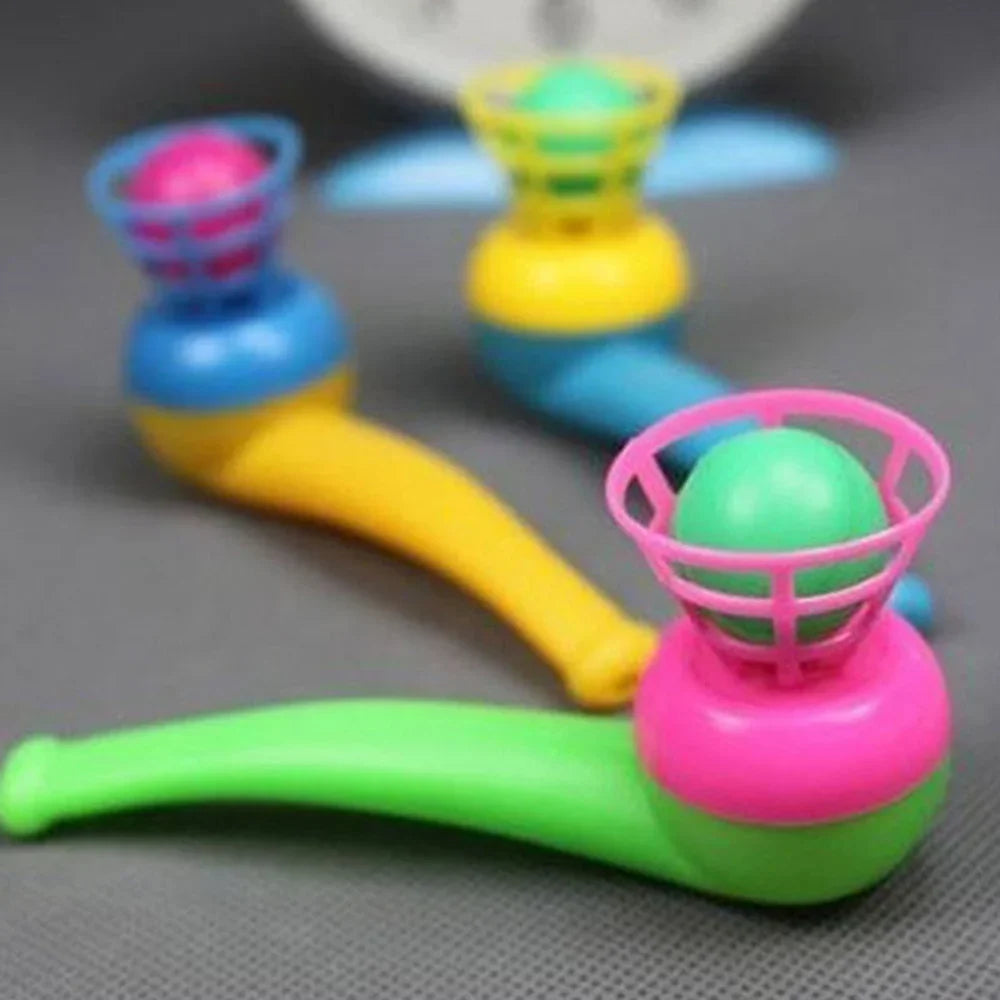 Blow Pipe and Balls Outdoor Party Game Set | Fun Blowing Toys for Kids