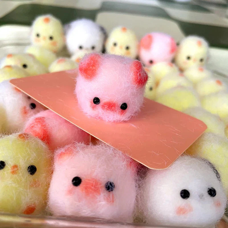 Cute Squeeze Stress Toy | Kawaii Silicone Pinch Toy Keychain