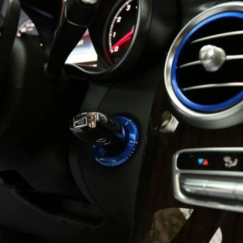 VW Engine Start Ignition Sticker Ring | Custom Car Keyhole Decal