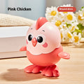 Clockwork Chick Toy on Chain | Wind-Up Crawling Chicken for Baby