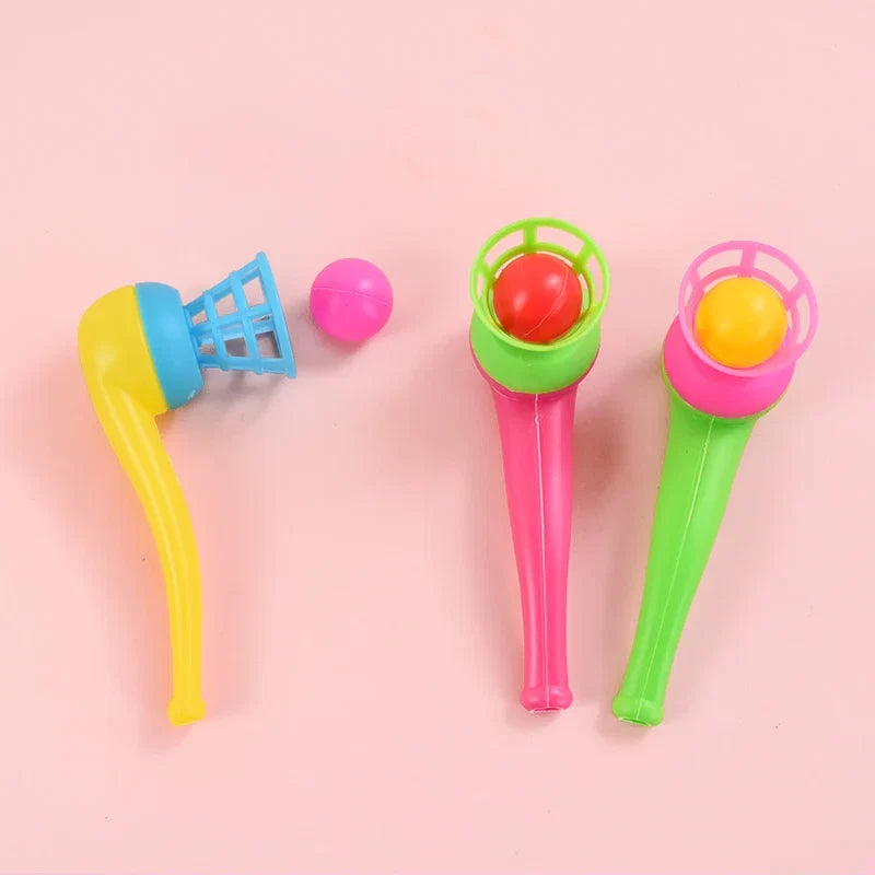 Colorful Blowing Pipe Magic Floating Ball Game | Kids Party Favor Toy