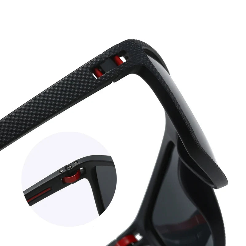 Fashion Square Polarized Sunglasses Men Women Stylish Sports Sun Glasses Male Trendy Outdoor Fishing Driving Cycling Shades