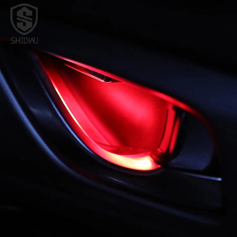 Car LED Ambient Light | Transparent Circular Interior Decorative Lamp