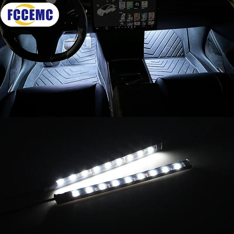 Neon 18 LED Car Interior Ambient Foot Light | USB Auto Atmosphere Decorative Lamp