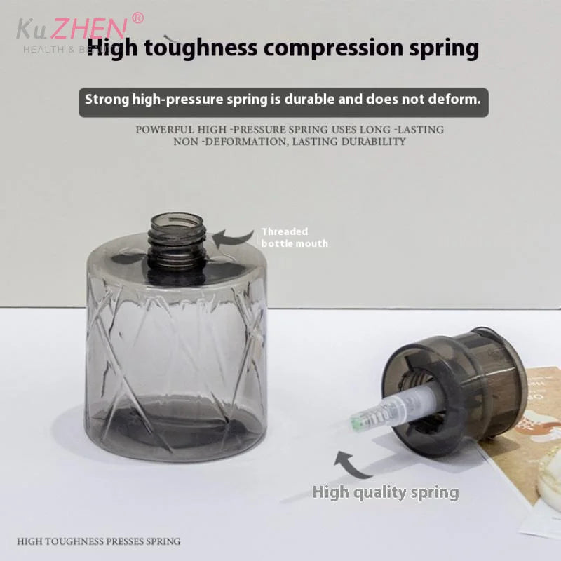 Refillable Nail Polish Remover Pump Bottle | Lockable Empty Dispenser for Manicure