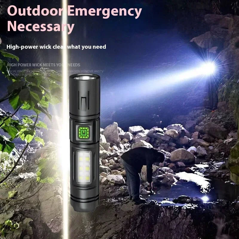 Rechargeable LED Flashlight 600 Lumen | Waterproof Camping & Emergency Torch