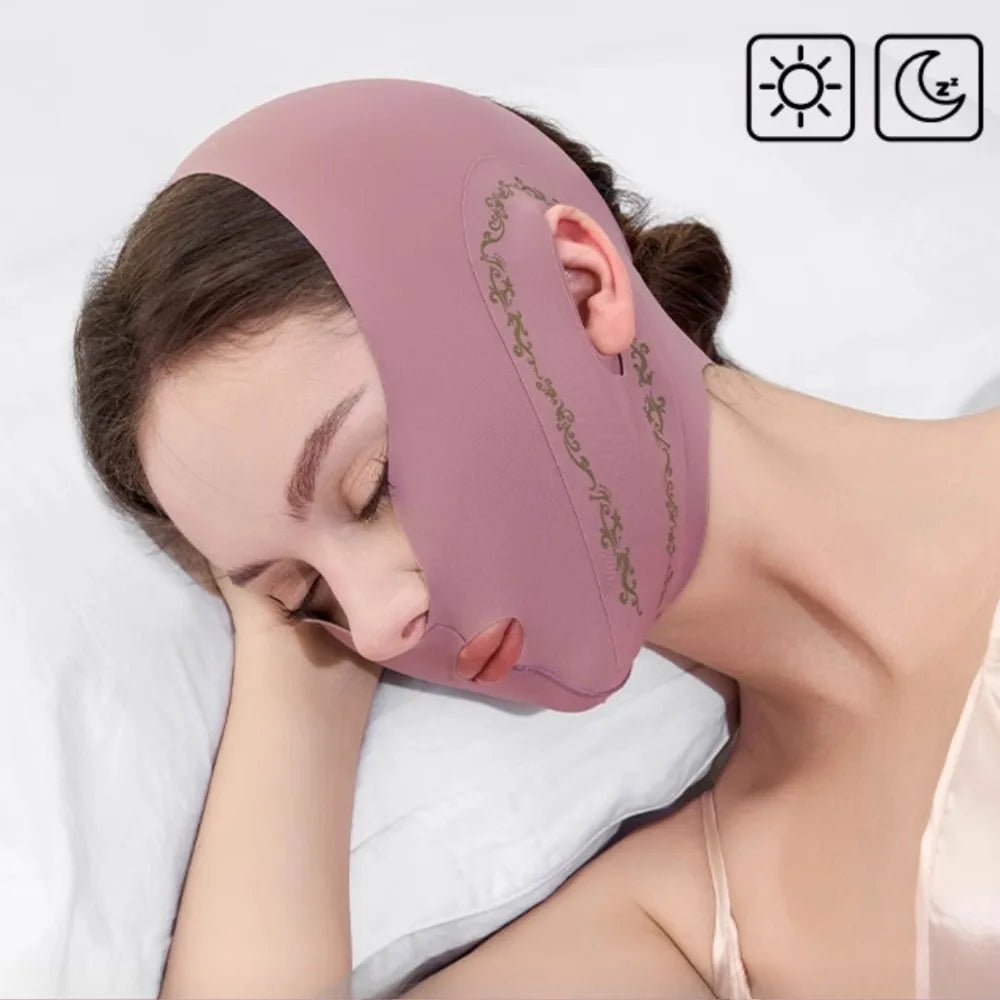 Upgraded Face Slimming Bandage | V Line Face Shaper and Chin Cheek Lifting Belt