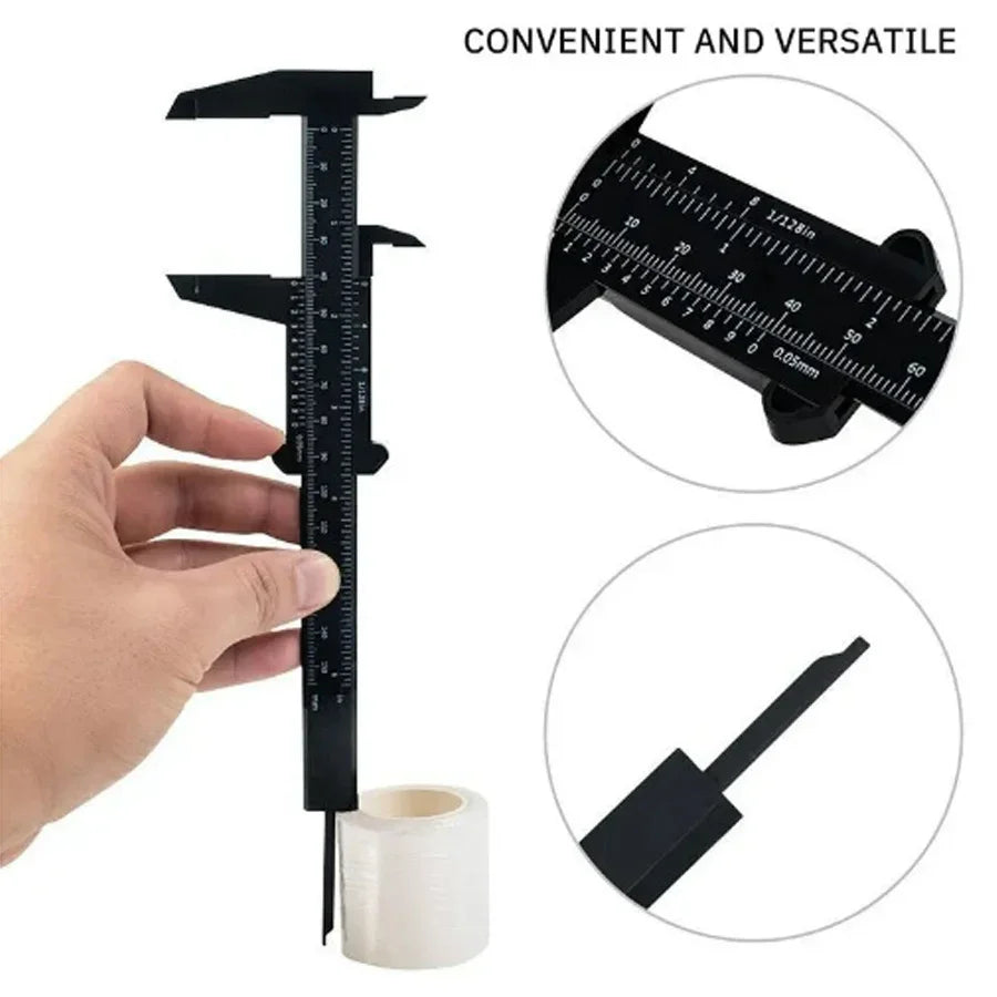 Digital Plastic Vernier Caliper | 0-150mm LCD Display Measuring Tool