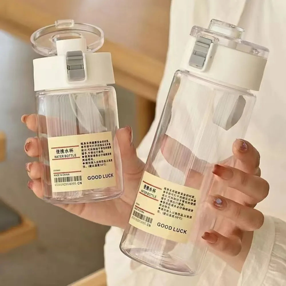 Portable Water Bottle | Leakproof Reusable Plastic Cup for Daily Hydration