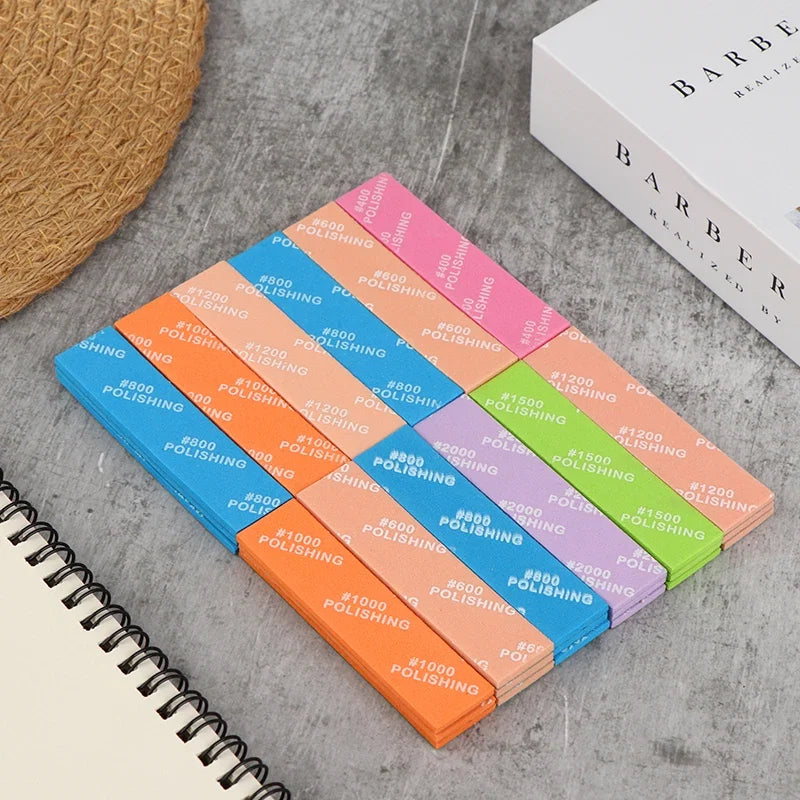 9Pcs Semi-rigid Sanding Sticks for Model Making | Plastic Model Polishing Tool Set