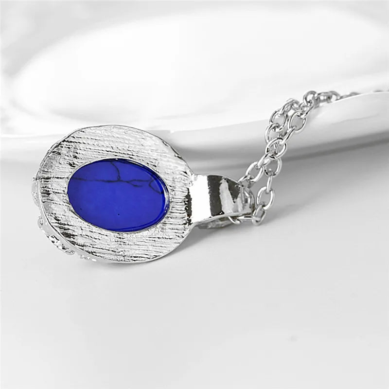 Katherine Vampire Diaries Cosplay Pendant Necklace | Vintage Silver Chain Jewelry