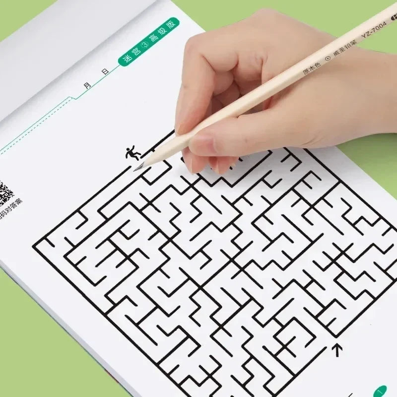 Kid's Maze Game Book | Educational Learning Toy for Concentration Training