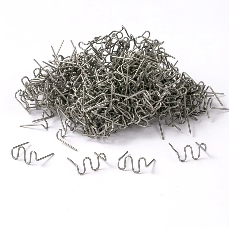 300Pcs Plastic Welder Hot Stapler Standard Pre-cut Corrugated Staples | Bumper Body Repair Welding Tools