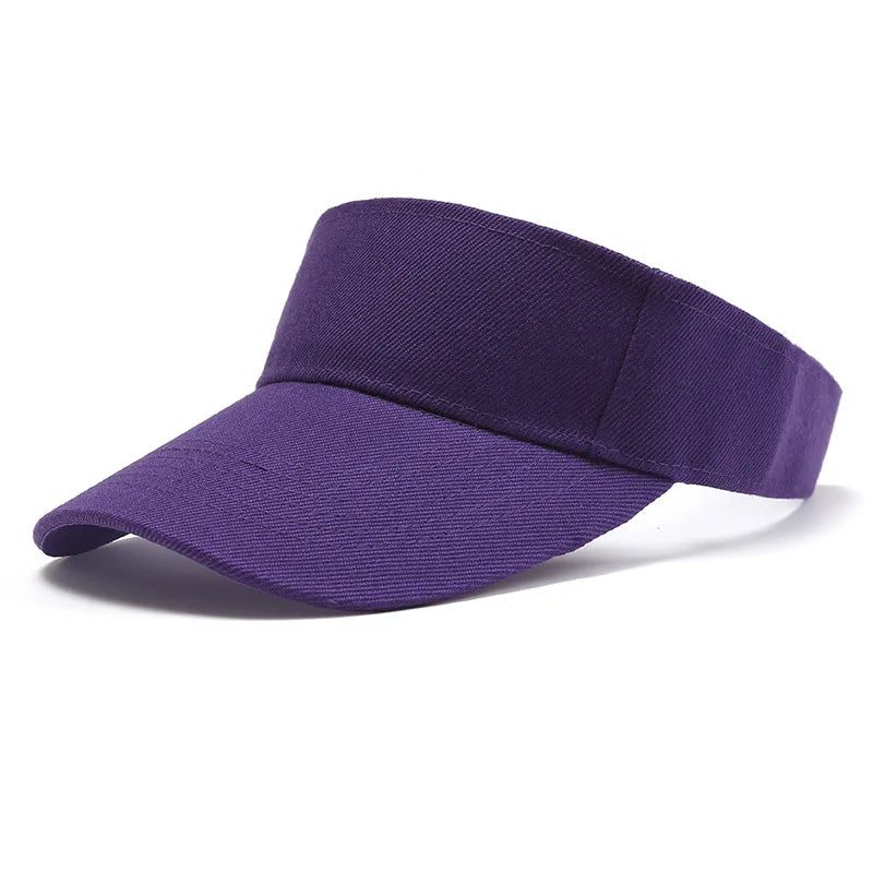 Unisex Outdoor Sports Hat | UV Protection Adjustable Visor Cap for Tennis Golf Running
