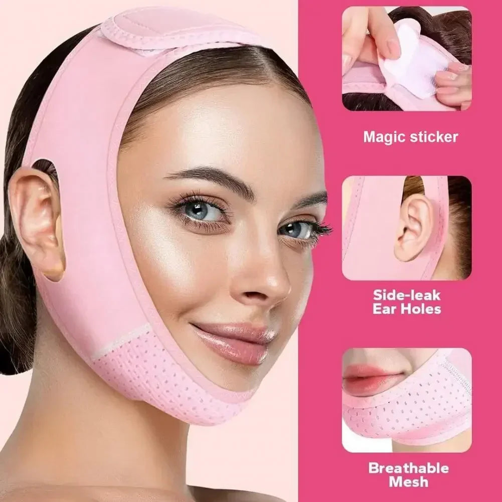 V Face Lifting Strap | Double Chin Slimming Band for Jawline Contouring