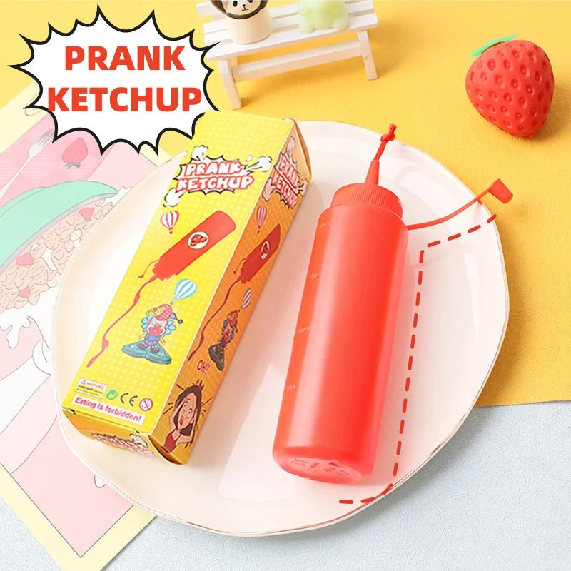 Fake Ketchup Prank Bottle | Realistic Joke Toy for Adults and Teens