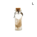 Pet Memorial Bottle for Dog or Cat Fur | Glass Keepsake Urn with Silver Charms